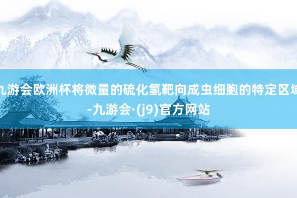 九游会欧洲杯将微量的硫化氢靶向成虫细胞的特定区域-九游会·(j9)官方网站